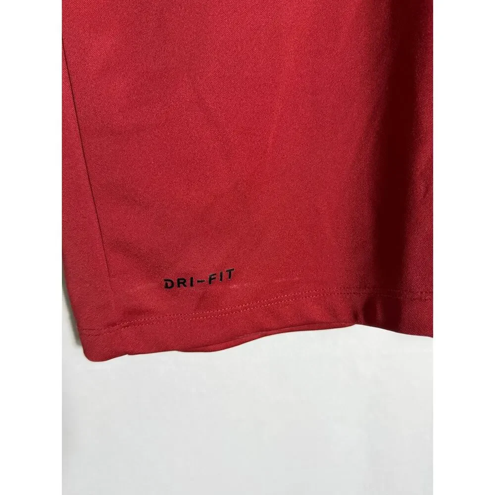 Nike Golf Dri-FIT Polo Red Performance Shirt M